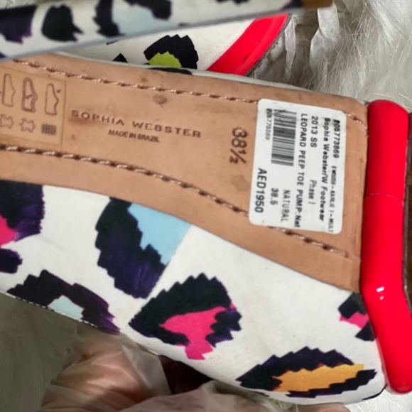 Sophia Webster Neon Heels - Picture 3 of 5